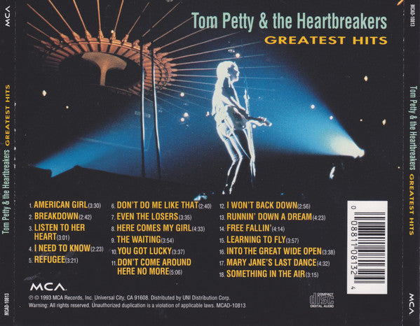 Tom Petty And The Heartbreakers : Greatest Hits (CD, Comp, RE)