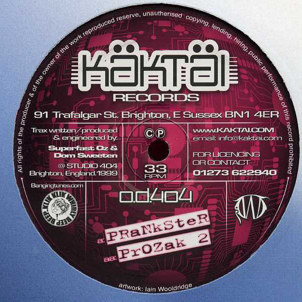 OD404 : Prankster / Prozak 2 (12")
