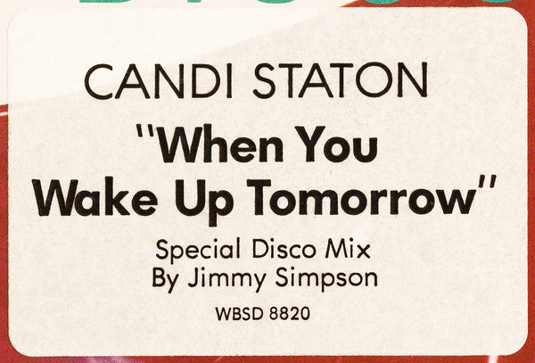 Candi Staton : When You Wake Up Tomorrow (12", Promo)
