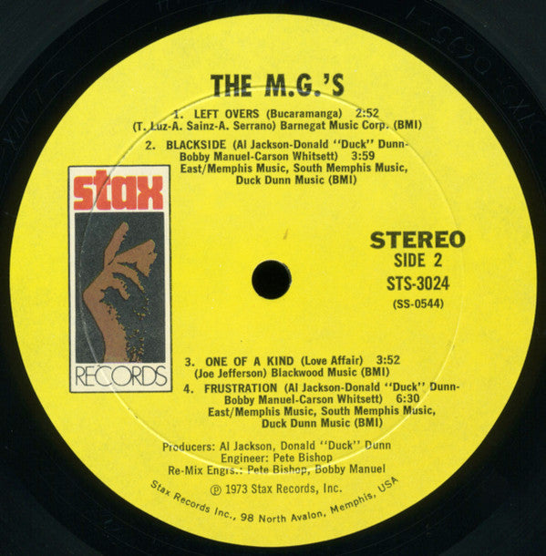 The MG's* : The MG's (LP, Album, Mon)