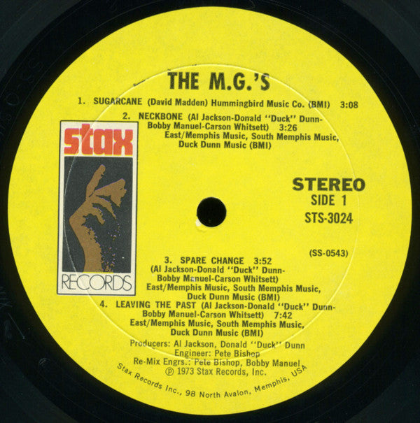 The MG's* : The MG's (LP, Album, Mon)