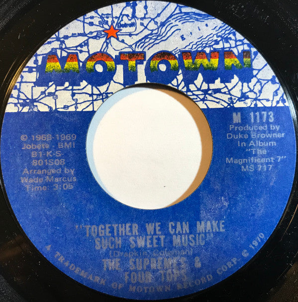 The Supremes & Four Tops : River Deep - Mountain High / Together We Can Make Such Sweet Music (7", Single, Ter)