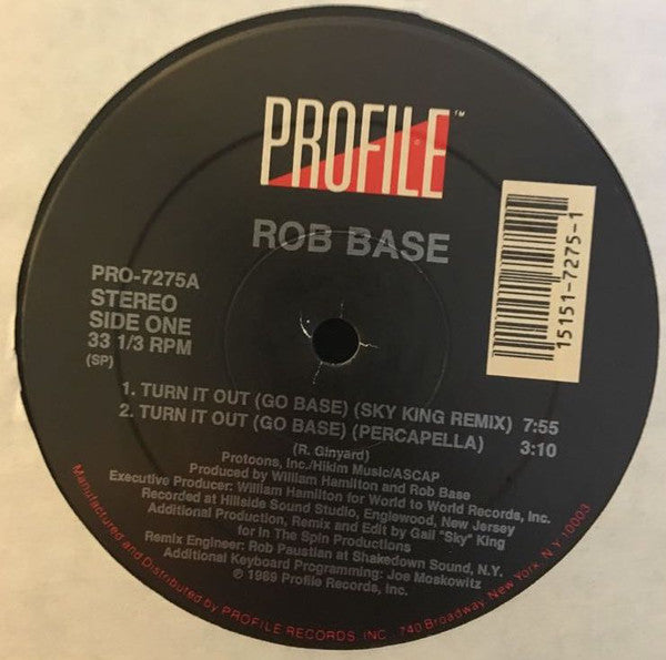 Rob Base : Turn It Out (Go Base) (12")