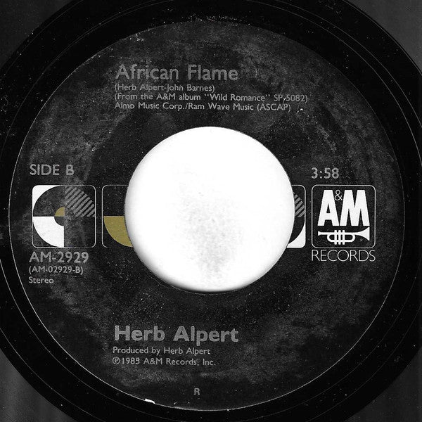 Herb Alpert : Diamonds (7", Single, Styrene, Ind)