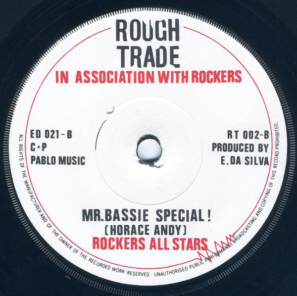 Rockers All Stars : Pablo Meets Mr. Bassie (7")