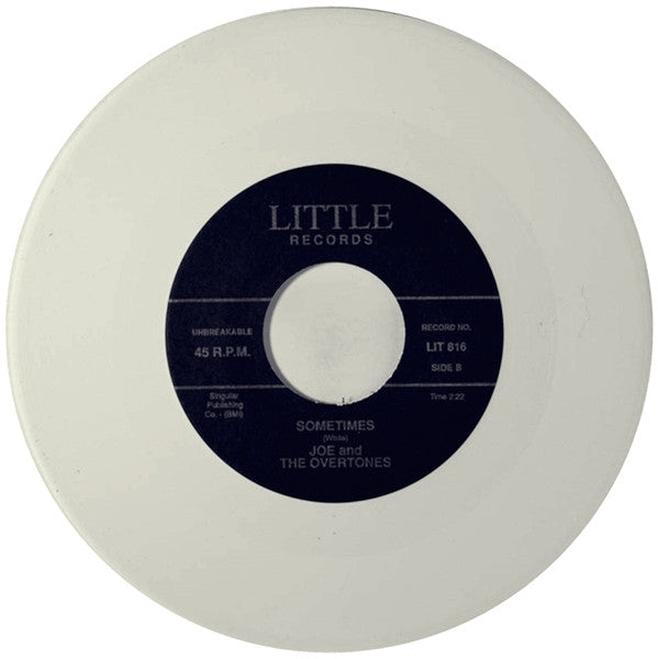 Joe And The Overtones : Tiny Cloud / Sometimes (7", Single, Unofficial, Whi)