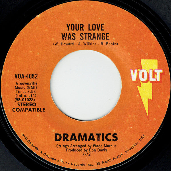 Dramatics* : Toast To The Fool (7", Styrene, Mon)