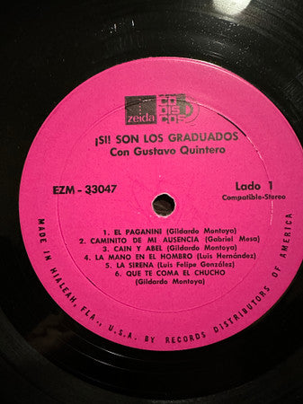 Los Graduados Con Gustavo Quintero : ¡Si¡ Son Los Graduados. (LP, Album)