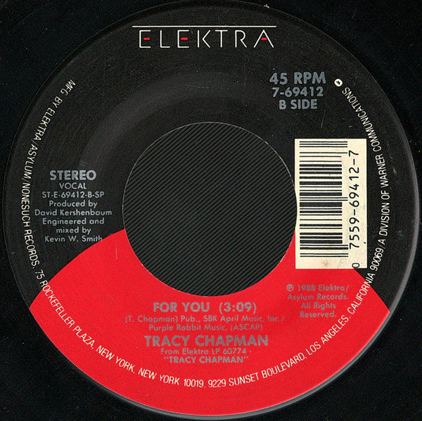 Tracy Chapman : Fast Car (7", Single, SP )