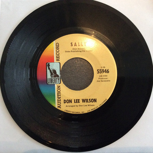 Don Lee Wilson* : Sally (7", Single, Promo)