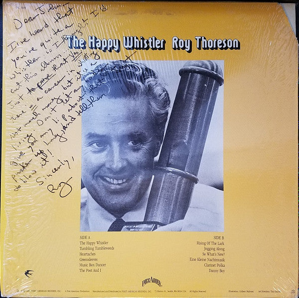 Roy Thoreson : The Happy Whistler (LP, Album)