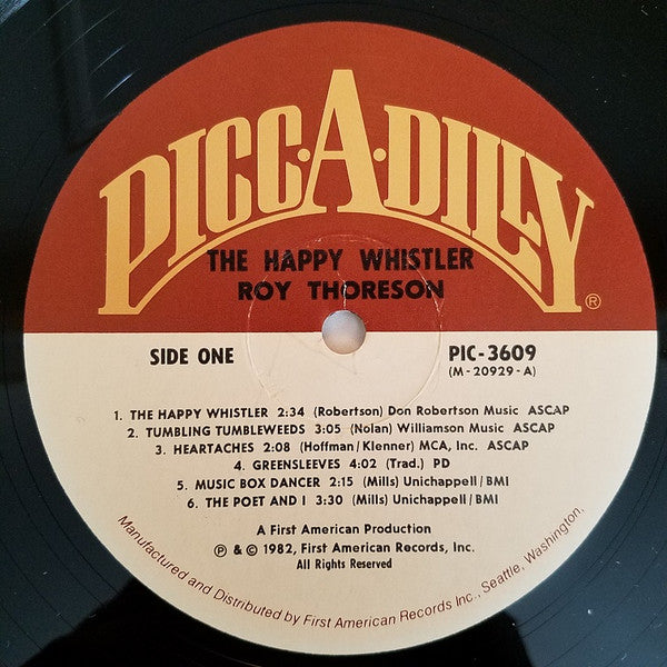 Roy Thoreson : The Happy Whistler (LP, Album)