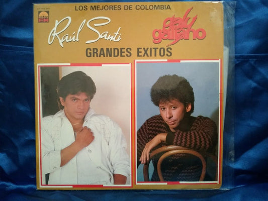 Raul Santi, Galy Galiano : Los Mejores De Colombia Grandes Exitos  (LP, Comp)