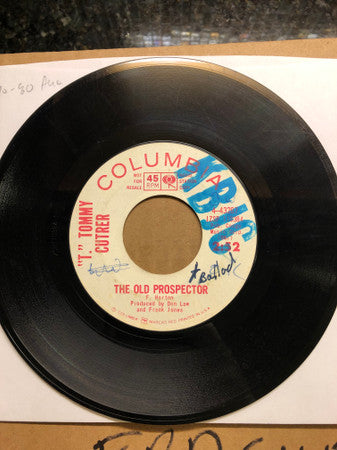 T. Tommy Cutrer : The Lawman / The Old Prospector (7", Promo)