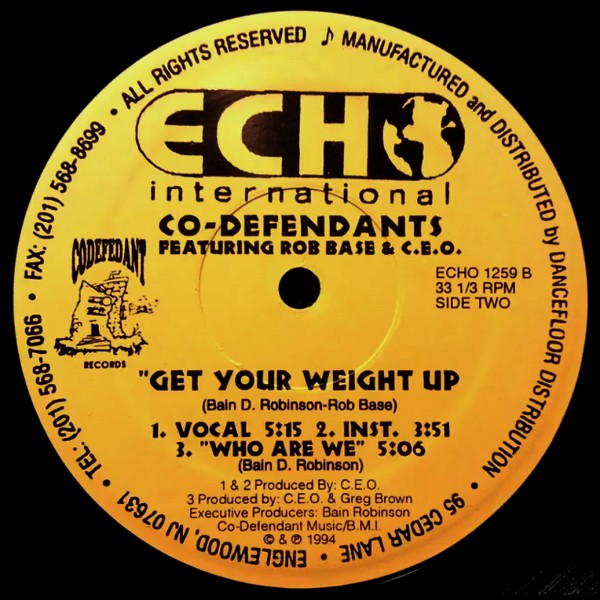 Co-Defendants (2) : Just When You Thought / Get Your Weight Up (12", Maxi, 1st)