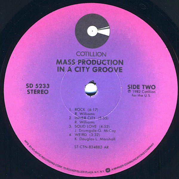 Mass Production : In A City Groove (LP, Album, All)