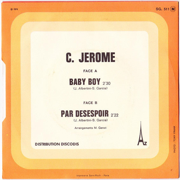 C. Jerome* : Baby Boy (7", Single)