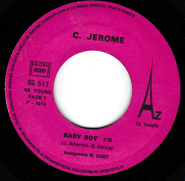 C. Jerome* : Baby Boy (7", Single)