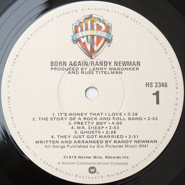 Randy Newman : Born Again (LP, Album, Win)