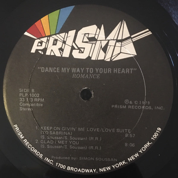 Romance (3) : Dance My Way To Your Heart (LP, Album)
