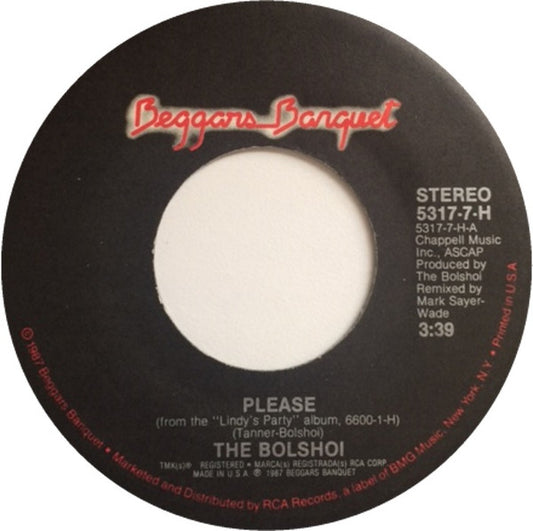 The Bolshoi : Please (7", Single)