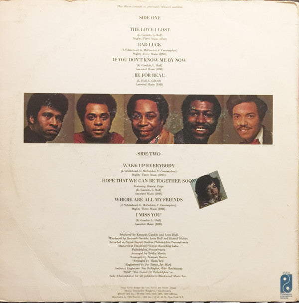 Harold Melvin And The Blue Notes : Collectors' Item (LP, Comp, Ter)