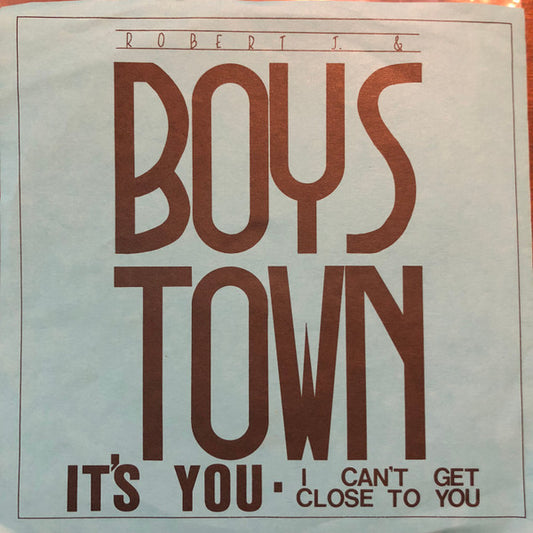 Robert J. : It's You (7")