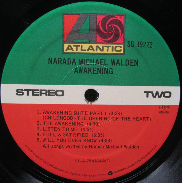 Narada Michael Walden : Awakening (LP, Album, Mon)