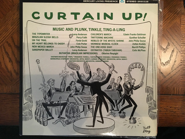 Eastman Wind Ensemble, Eastman-Rochester Orchestra, Minneapolis Symphony Orchestra, London Symphony Orchestra, Eastman-Rochester Orchestra : Curtain Up! Music And Plunk, Tinkle, Ting-A-Ling (LP, Comp)
