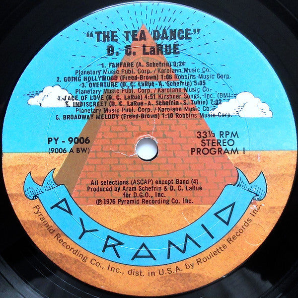 D.C. LaRue : The Tea Dance (LP, Album)