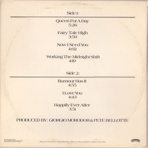 Donna Summer : Selected Cuts From Once Upon A Time... (2x12", S/Sided, Mixed, Promo, Smplr)
