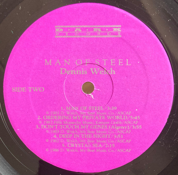 Dennis Welch : Man Of Steel (LP)