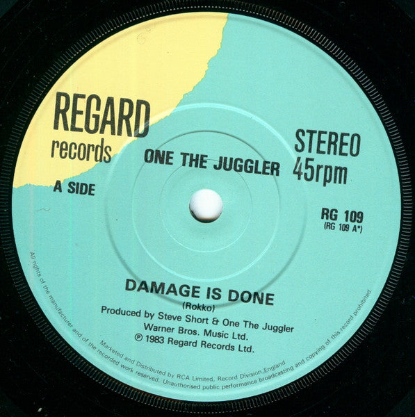 One The Juggler : Damage Is Done (7")