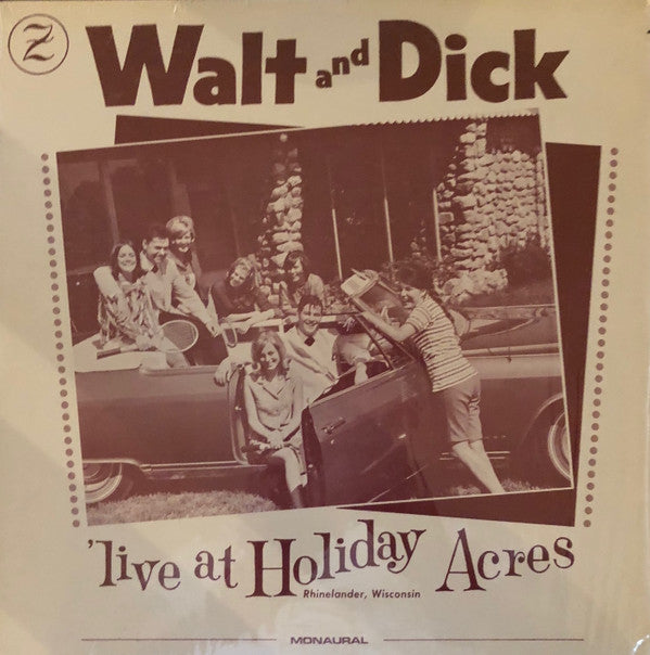 Walt And Dick : Live At Holiday Acres  (LP, Album, Mono)