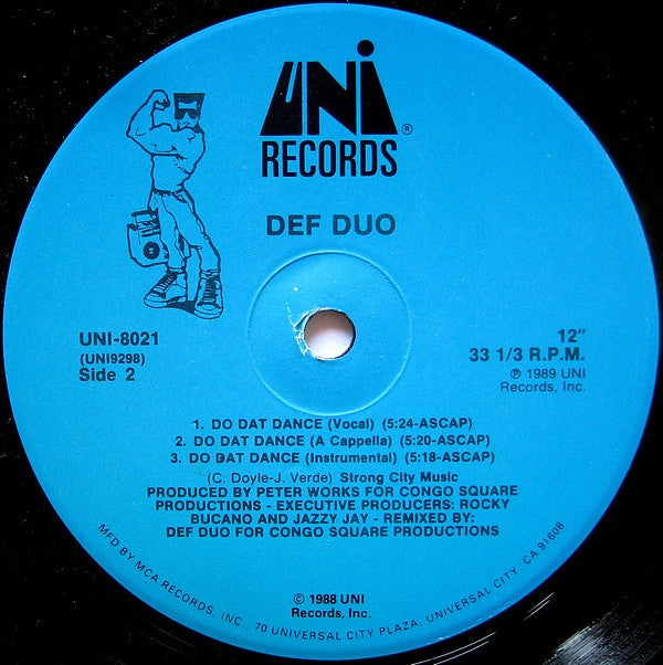 Def Duo : You Gotta Believe / Do Dat Dance (12")