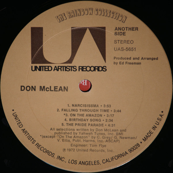 Don McLean : Don McLean (LP, Album)