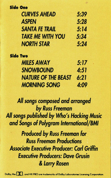 The Rippingtons Featuring Russ Freeman (2) : Curves Ahead (Cass, Album, HiQ)