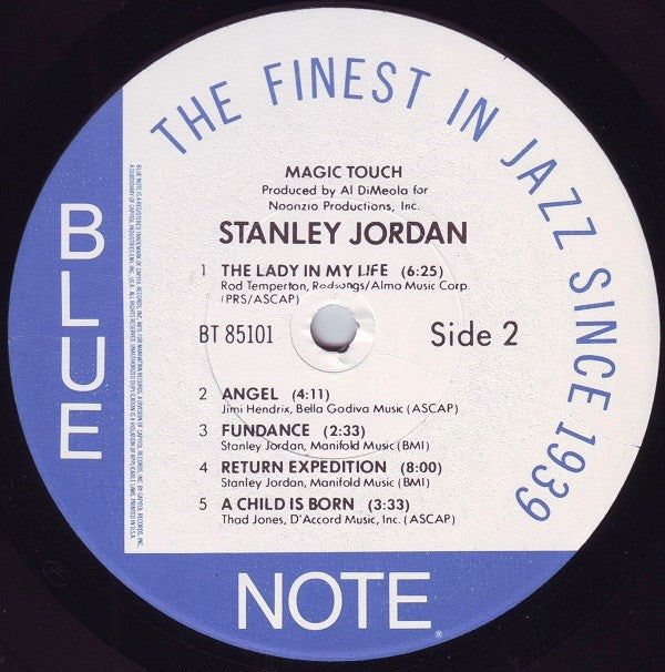 Stanley Jordan : Magic Touch (LP, Album, Jac)