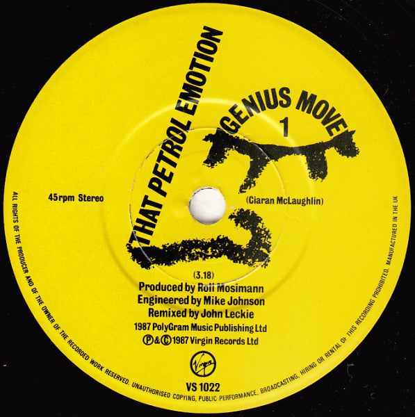 That Petrol Emotion : Genius Move (7", Single)