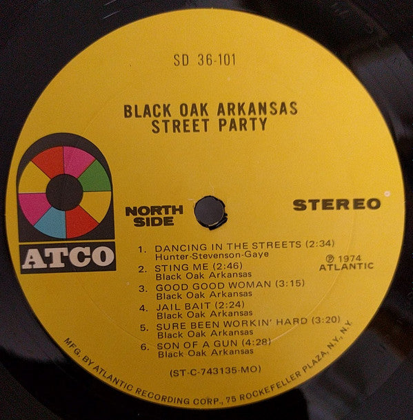 Black Oak Arkansas : Street Party (LP, Album, MO )