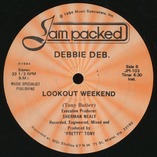 Debbie Deb : Lookout Weekend (12", Ora)