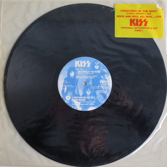 Kiss : Creatures Of The Night (12", Single, Etch)