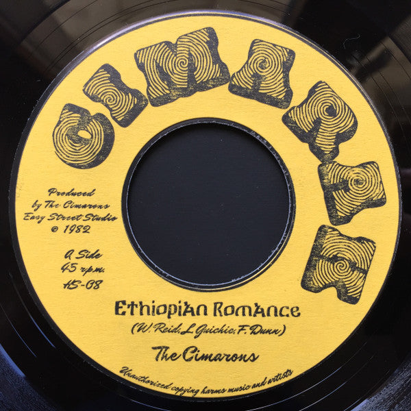 The Cimarons : Ethiopian Romance (7", Single, Ltd, Let)