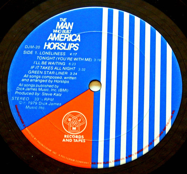 Horslips : The Man Who Built America (LP, Album)