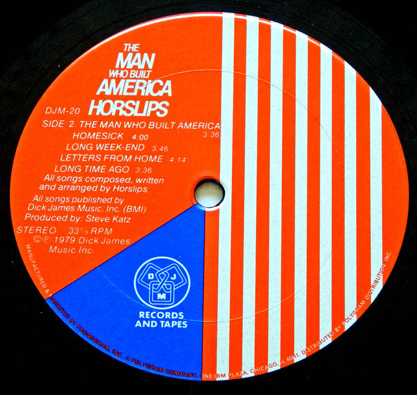 Horslips : The Man Who Built America (LP, Album)