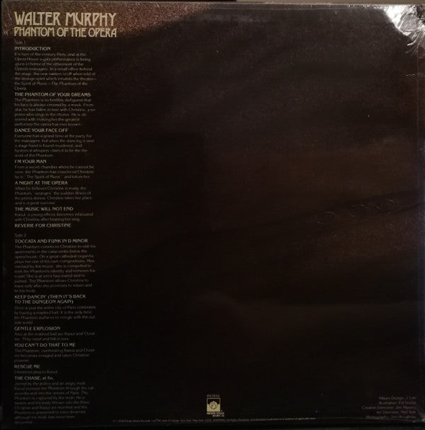 Walter Murphy : Phantom Of The Opera (LP, Album)