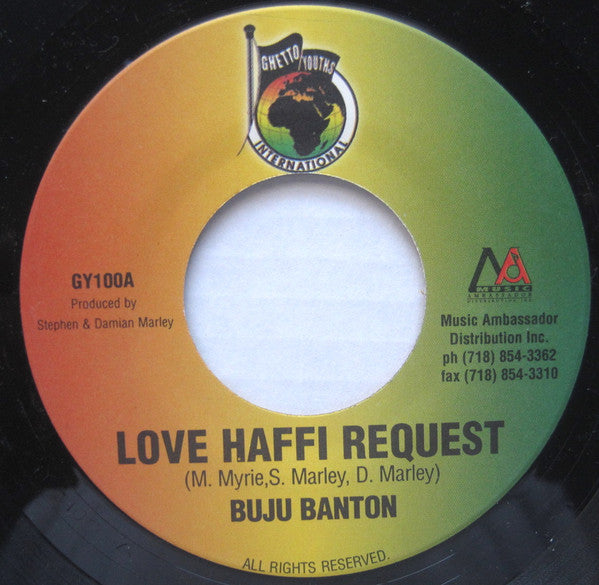 Buju Banton / Sli : Love Haffi Request / You In Trouble (7")