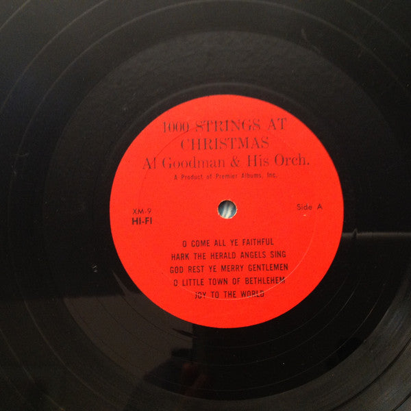 Al Goodman And His Orchestra : 1000 Strings At Christmas (LP)