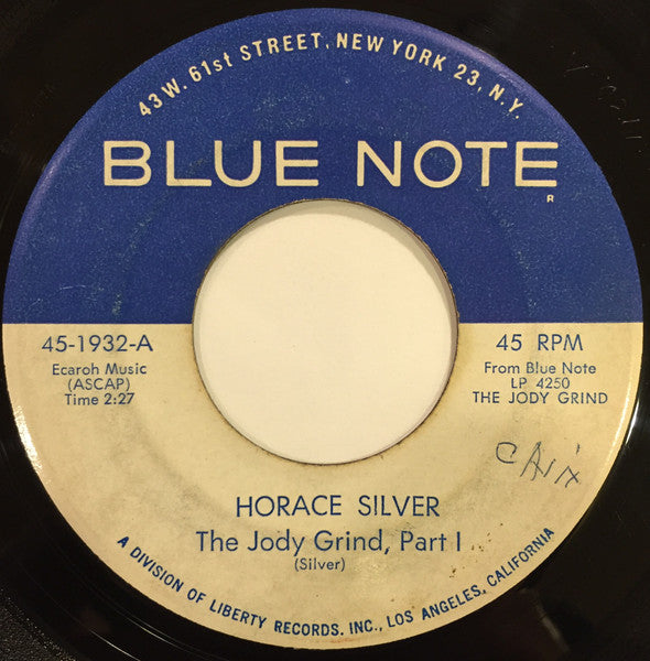 Horace Silver : The Jody Grind (7", Single)
