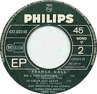 France Gall : Poupée De Cire Poupée De Son (6e Série) (7", EP, Mono)